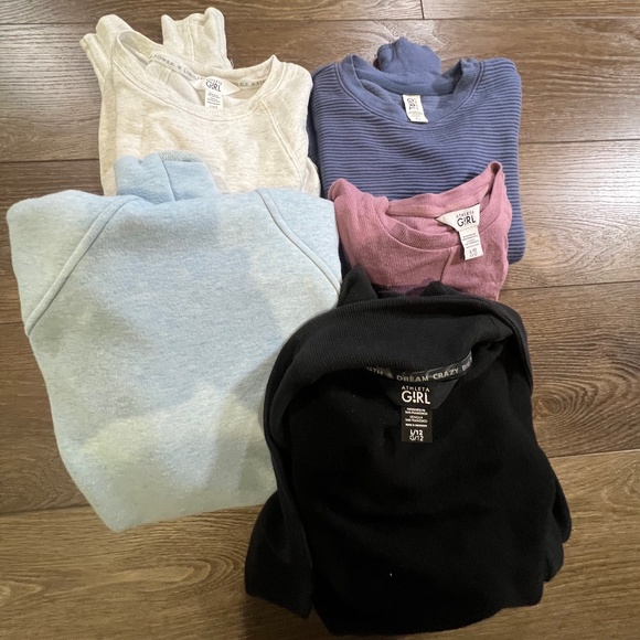 Athleta Other - Athleta Girl Bundle Size L/12 Sweatshirts/Tops, 5 Items, long Sleeve, Athletic